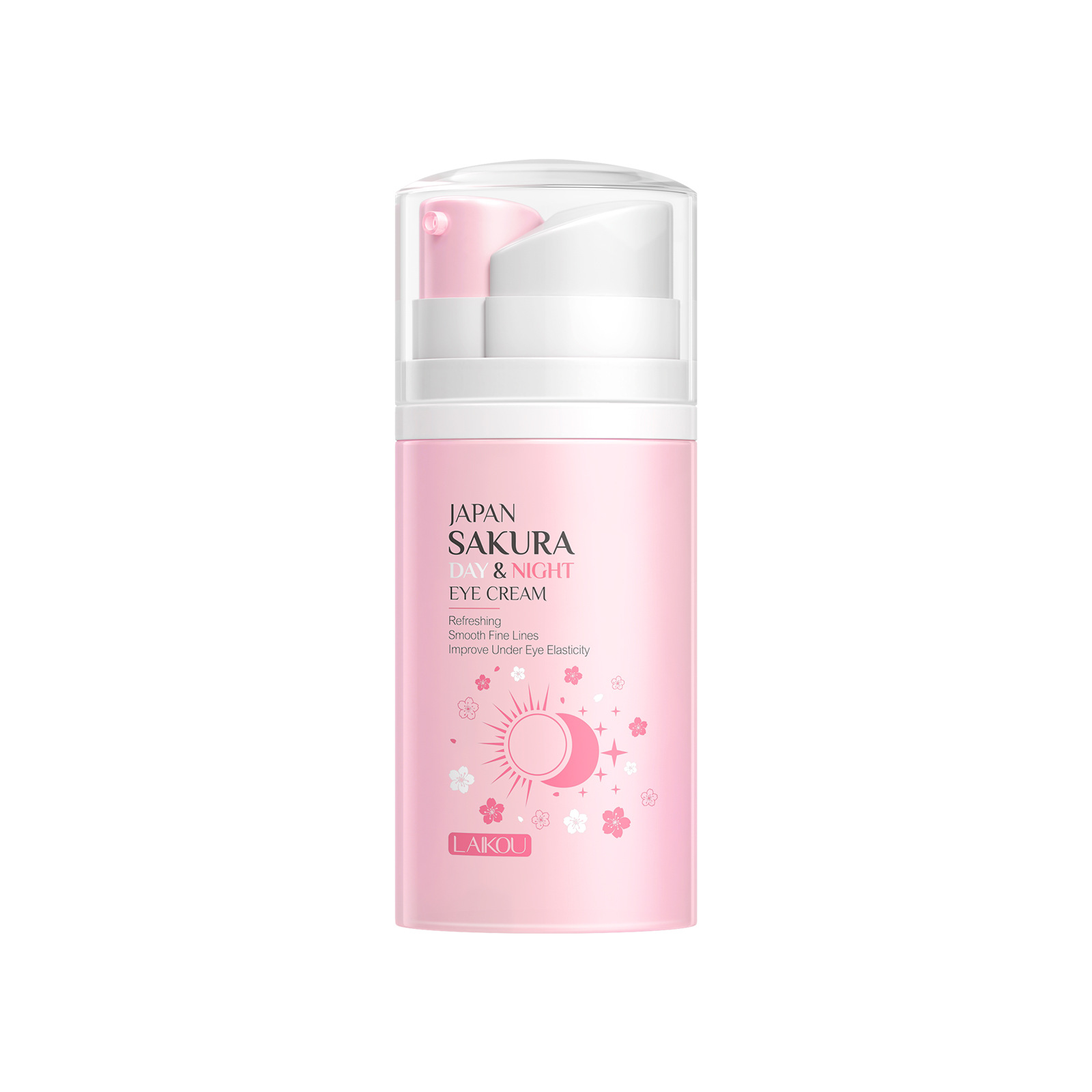 Cross-border LAIKOU Cherry Blossom Day and Night Eye Cream 20g Hydrates, moisturizes and nourishes the skin around the eyes. Factory wholesale in stock Item Picture