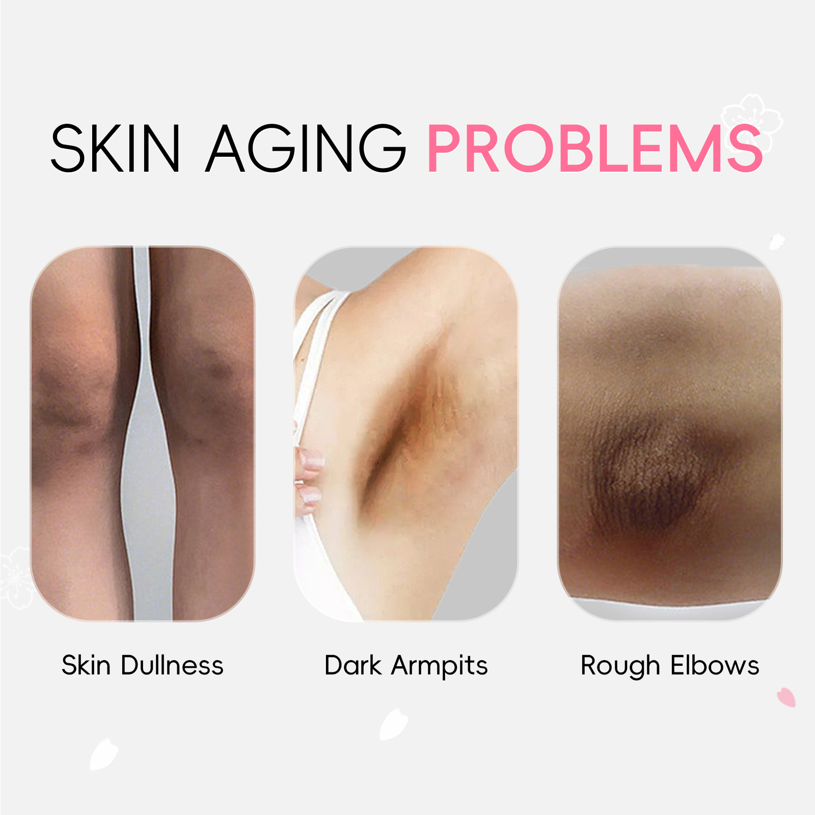 Cross-border LAIKOU Japanese Cherry Blossom Armpit Cream 30g Hydrating, Moisturizing and brightening Skin tone manufacturer wholesale supply details Picture