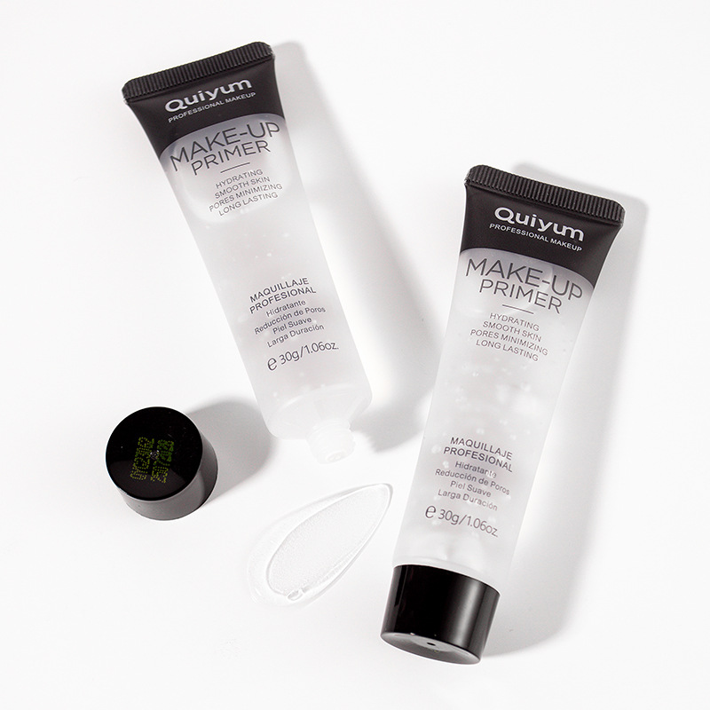 Cross-border version QUIYUM Primer Transparent (Color Box) 30g Hydrating, lightweight, hydrating and moisturizing makeup from a manufacturer Specification drawing