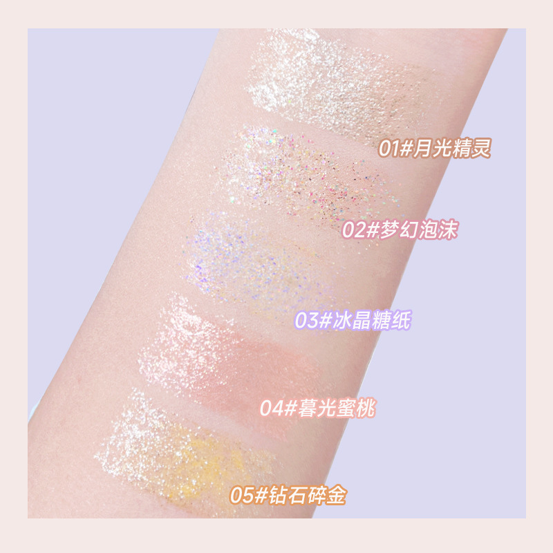 kobeleen Liquid Eyeshadow with Sparkling and dazzling Colors, fine sparkling glitter sequins, and single-color eyeshadow liquid for eye-lifting Application Scenario