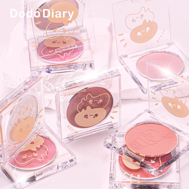 DoDiary Single-color Blush Natural matte, affordable student wholesale blush palette for brightening and contouring full figure