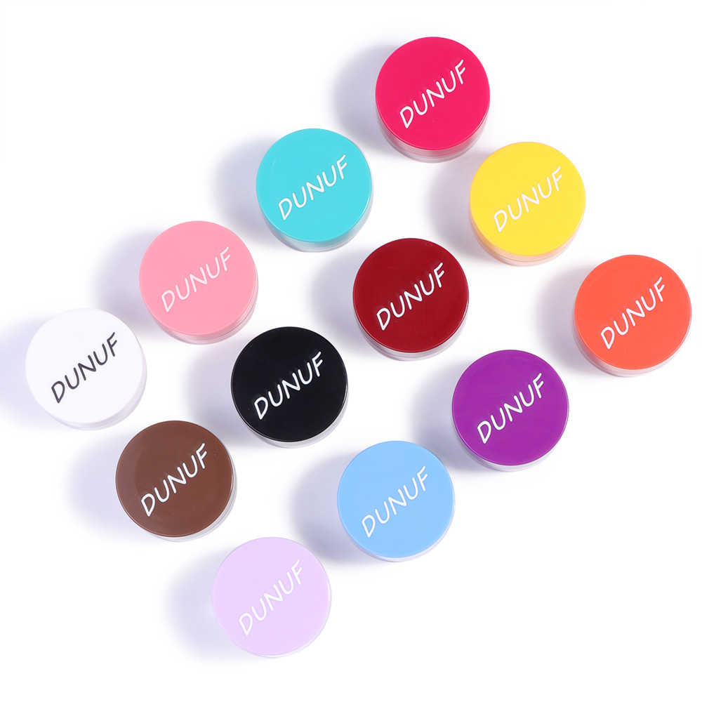 DUNUF 12 Face Color Waterproof Eyeshadow Long-lasting Eyeliner Matte Gloss Eyebrow Dye Universal Note Disclaimer Application Scenario
