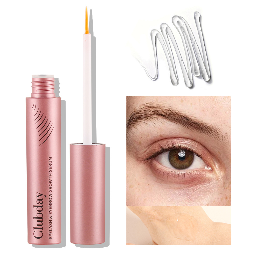 Clubday Transparent Eyelash Care Liquid 3.8ml for Natural Eyebrow Thickening and Eyelash Curling and Lengthening Wholesale Specification drawing