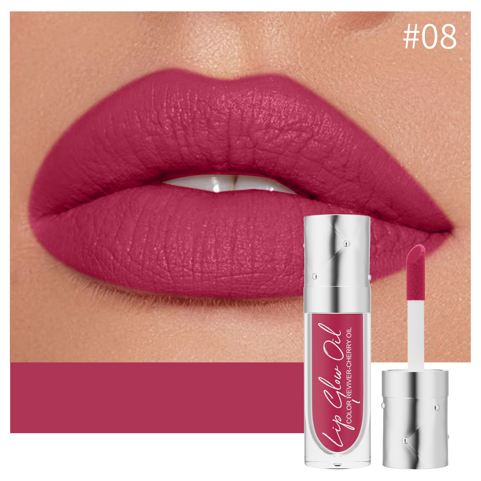 Hellokiss Matte Lip gloss, velvet non-stick cup Lip gloss, Lip gloss, liquid lipstick, Lip Gloss makeup Specification drawing