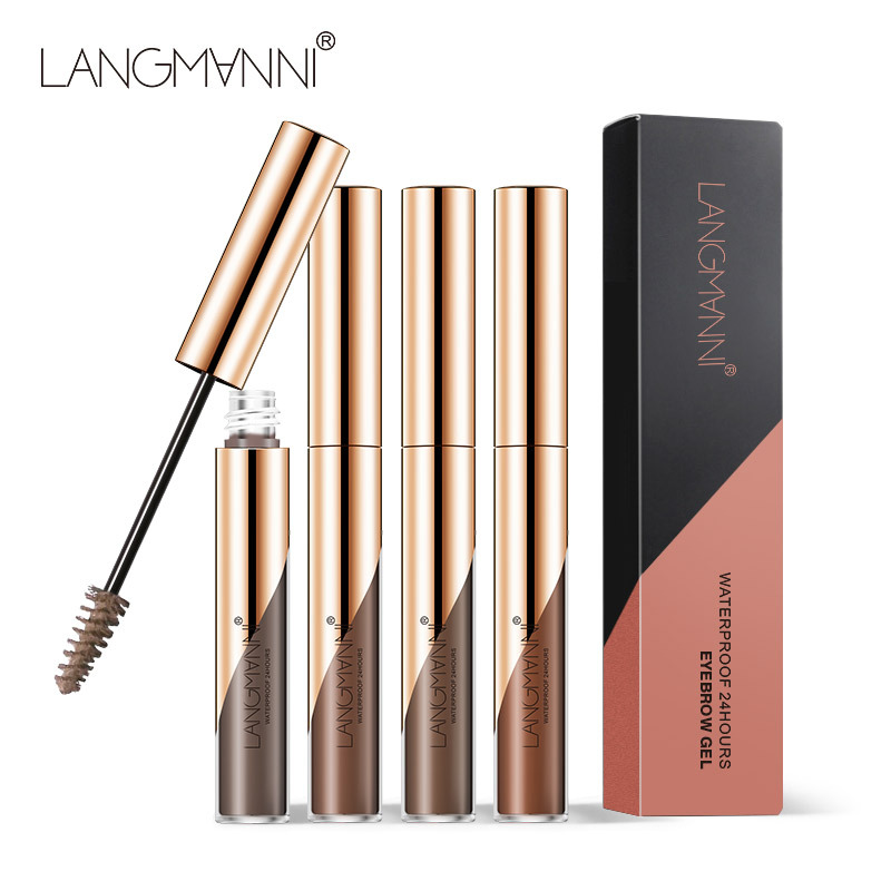 Langmanni/ Langmanni Eyebrow dyeing Cream is a must-have for eyebrow painting. The eyebrow cream and eyebrow liquid are easy to operate details Picture