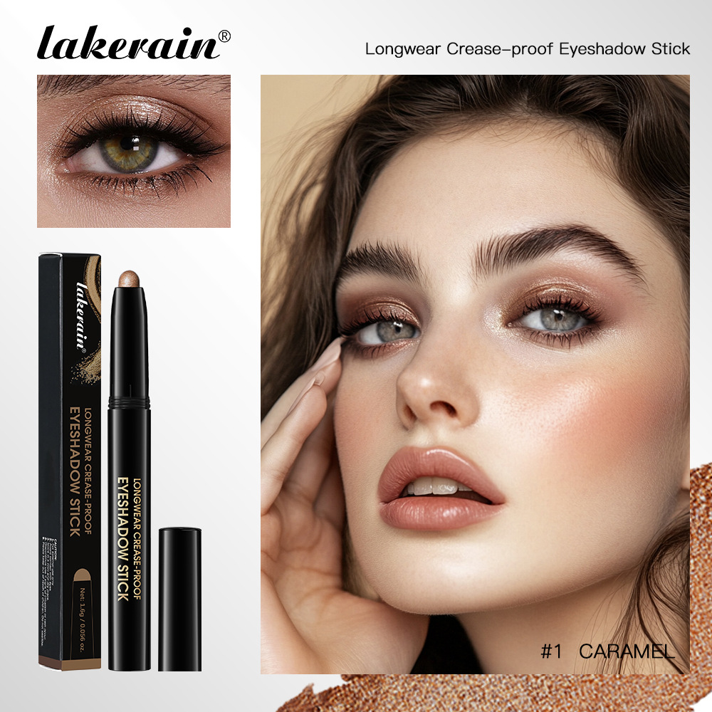 lakerain Cream Eyeshadow stick, matte pearlescent gradient Eyeshadow, Lazy Eyeshadow pen Specification drawing