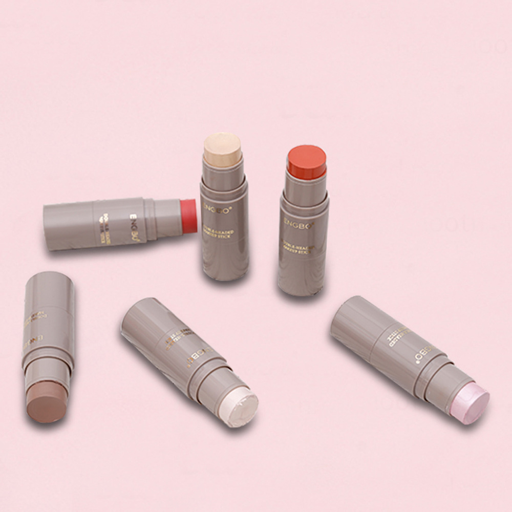 ENGBO's new contouring stick: Amazon's best-selling 6-color double-headed high-gloss stick, brightening blush stick, and three-dimensional shadow stick Application Scenario
