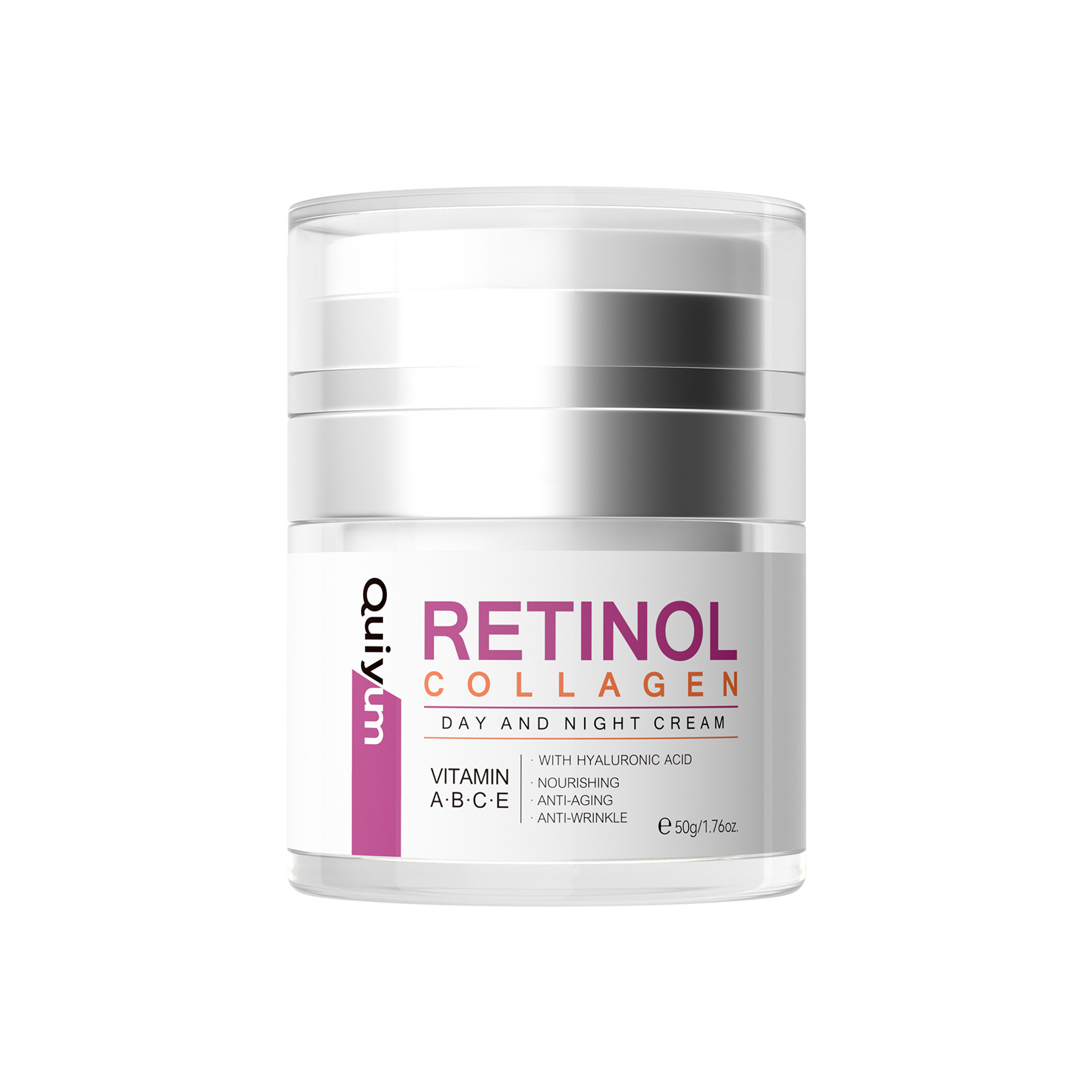 Cross-border QUIYUM Retinol Collagen Day and Night Cream 50g English Hydrating Moisturizing Cream manufacturer Item Picture