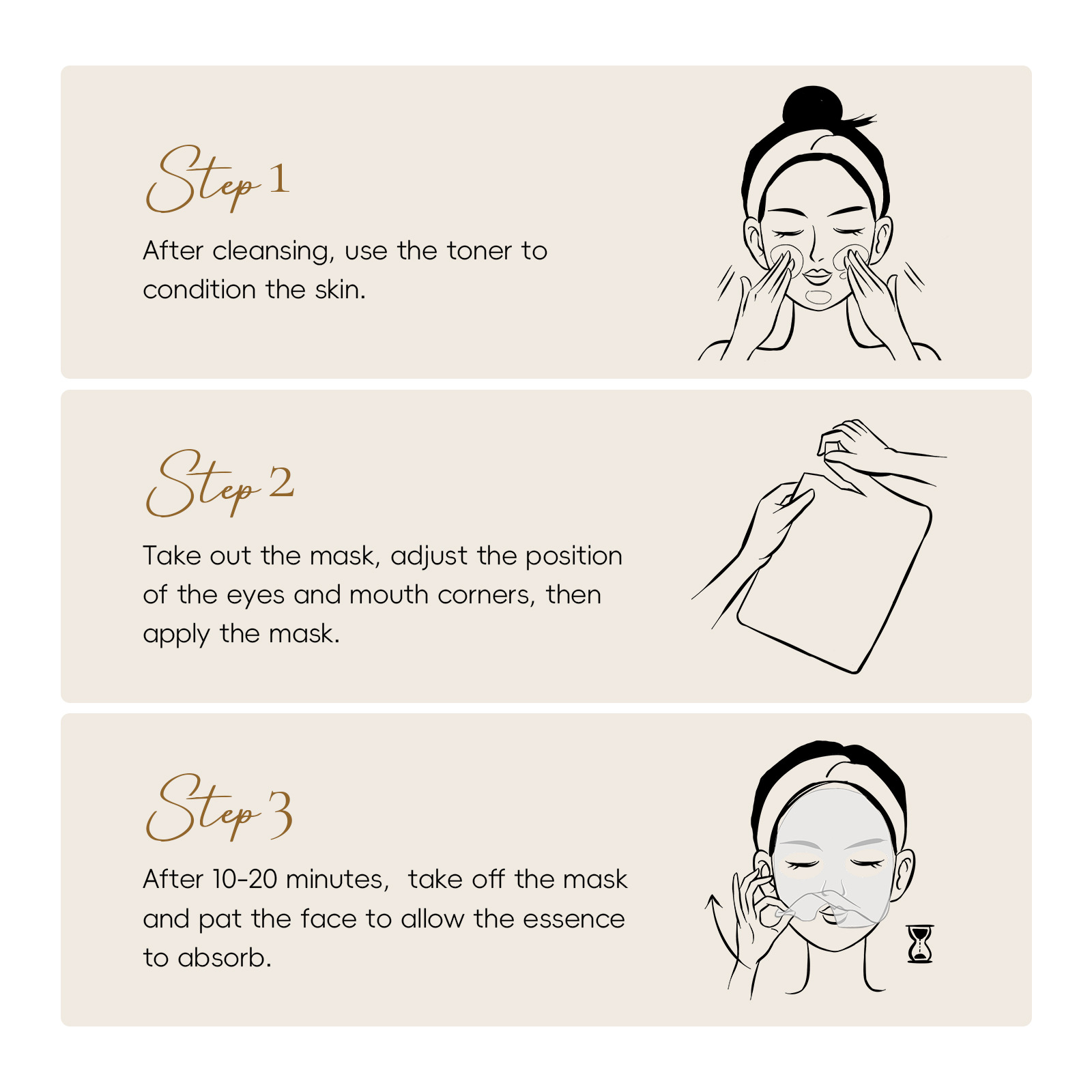 Cross-border LAIKOU Korean Snail Protein Mask 25g Moisturizing and Hydrating English Mask Manufacturer wholesale Application Scenario