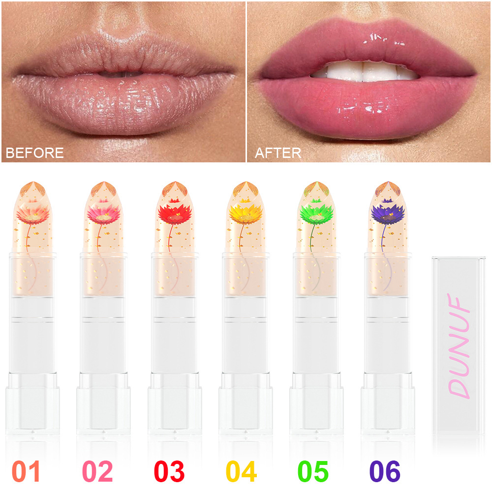 Check out DUNUF Dried Flower gold foil jelly color-changing Lipstick! Link Disclaimer - For Foreign trade only full figure