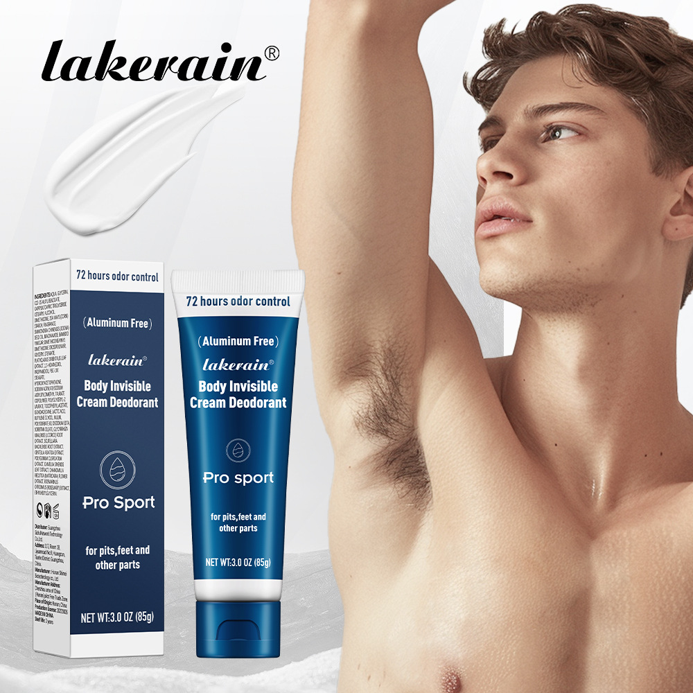 lakerain Men's Cream is a full-body Marine and wood-scented men's sports body cream details Picture