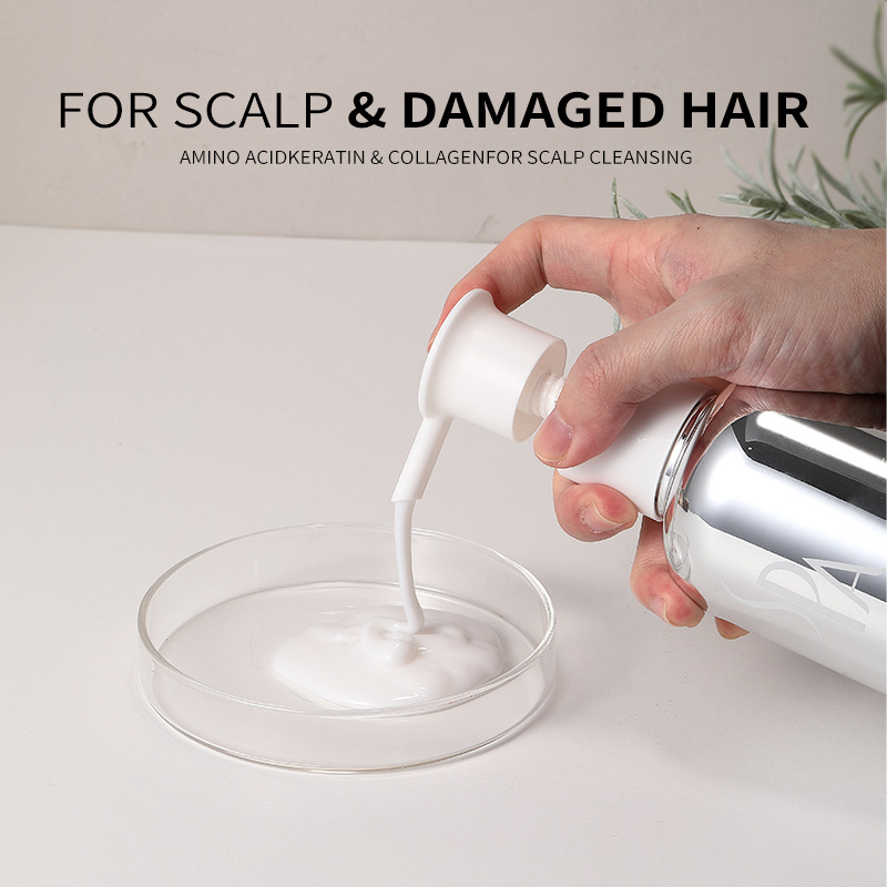KOGEEYY Cross-border All-English compound amino acid keratin Shampoo for perming, dyeing and repair salon-level conditioner Specification drawing