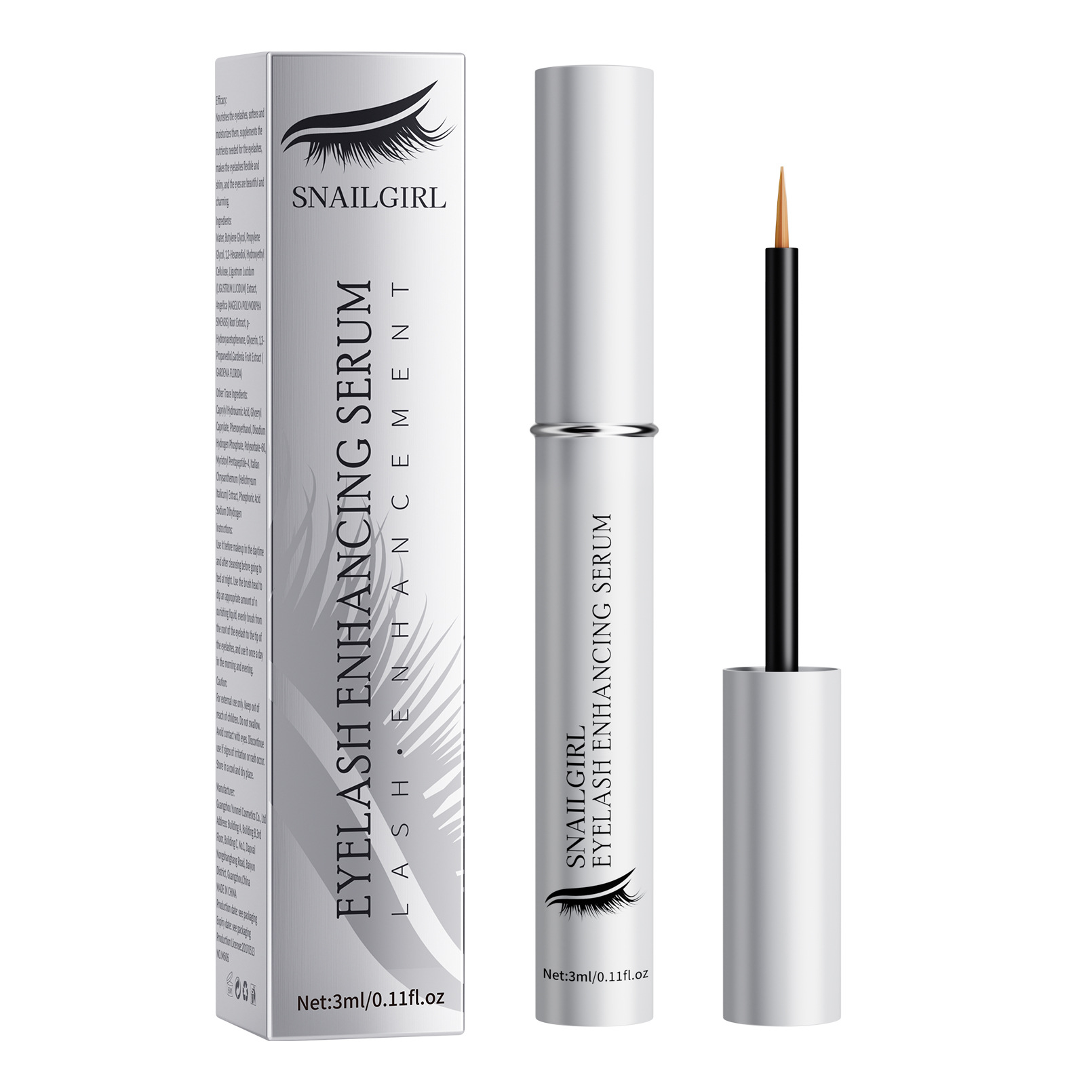 SNAILGIRL Amazon Eyelash serum - Natural and Transparent Eyelash Serum Item Picture