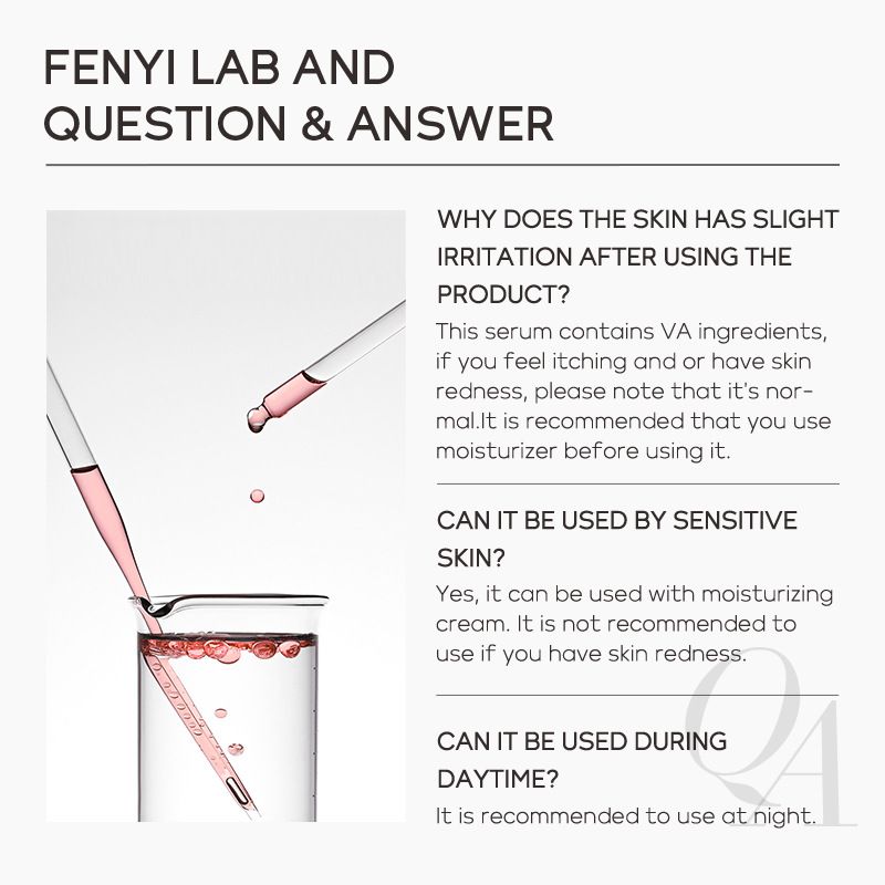 FENYI LAB Fenyi Retinol Essence 17ml Facial Care Moisturizing and Hydrating Cross-border Skin Care Product Specification drawing