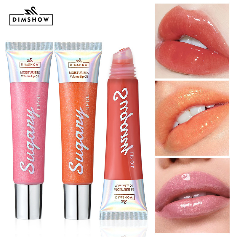 DIMSHOW Sparkling Lip Gloss, Pearl Lip Gloss, Brightening Tube Lip Gloss details Picture