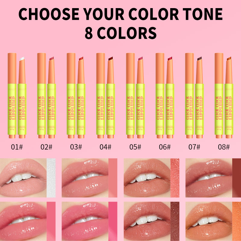 Cross-border JOLLY JOJO Moisturizing and hydrating Lipstick, Press-type lipstick, pearlescent and easy-to-apply lipstick, student makeup details Picture