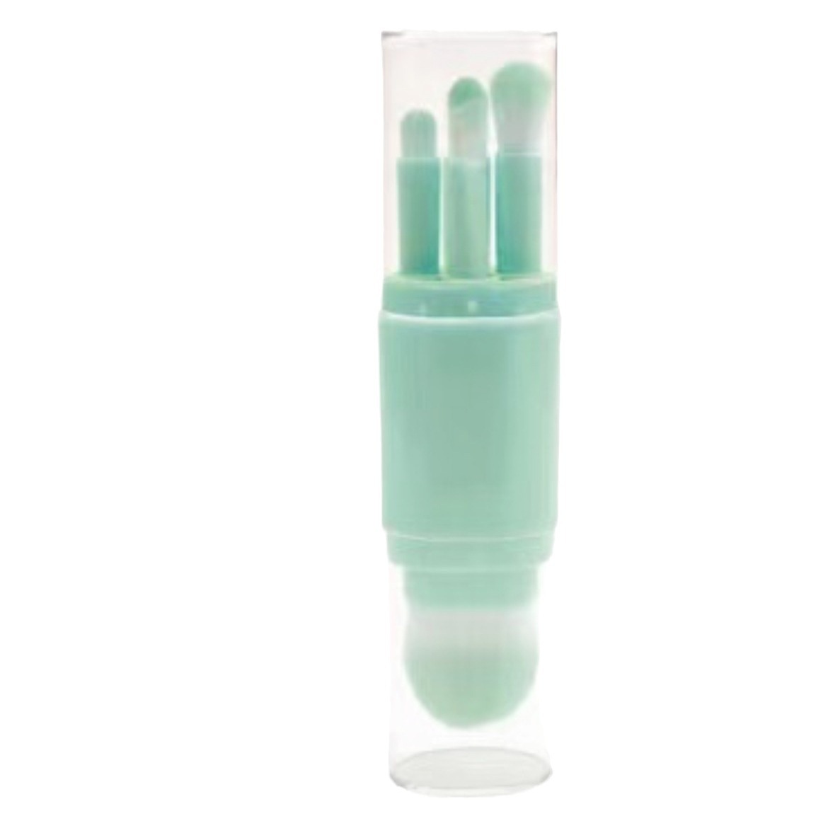 Portable dual-head makeup brush, eyeshadow brush, powder brush, five-in-one beauty tool, a must-have for girls' travel Item Picture