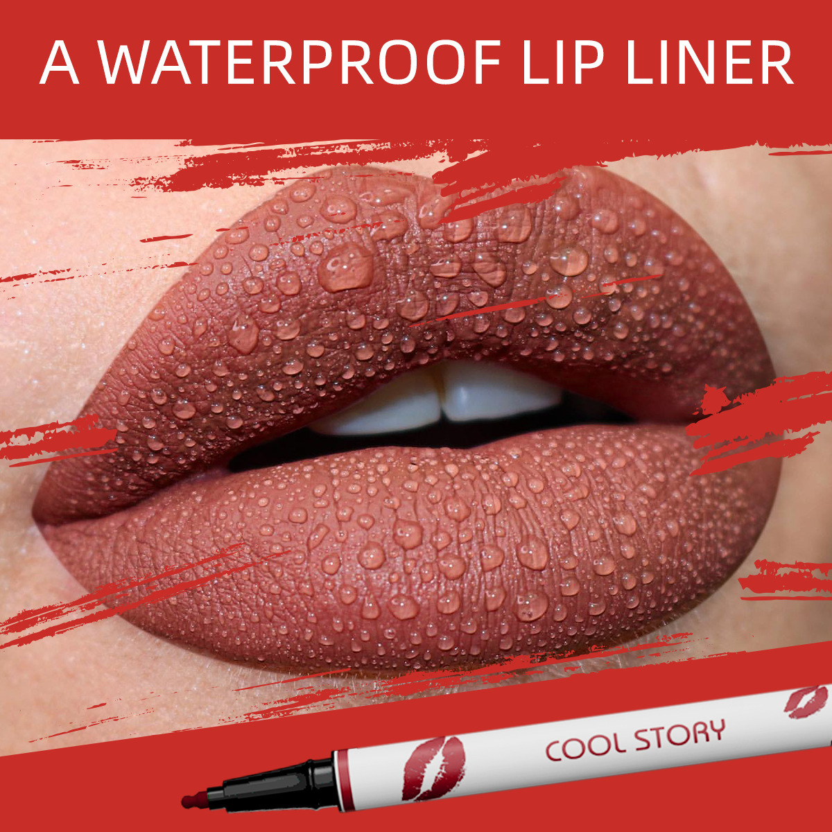 Wholesale of cross-border non-stick cups, lip liner pens, matte liquid lipstick pens, colored pens and beauty products Application Scenario