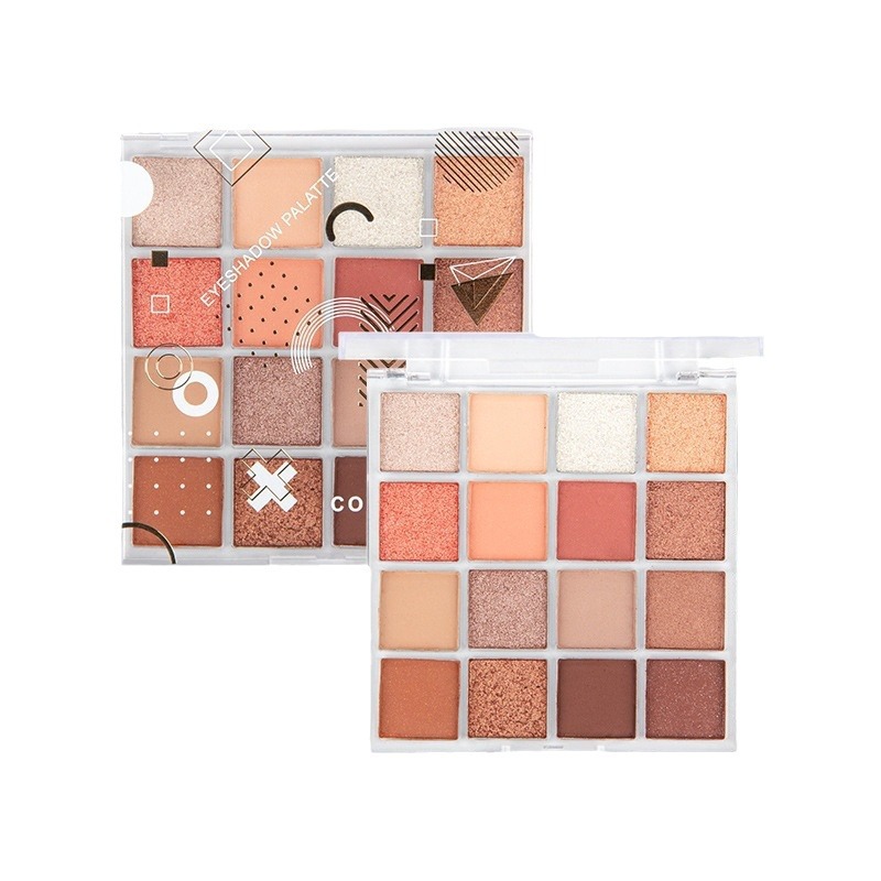 Customized beauty eyeshadow palettes, matte, pearlescent, earth tone eyeshadow cosmetics, genuine OEM wholesale Item Picture