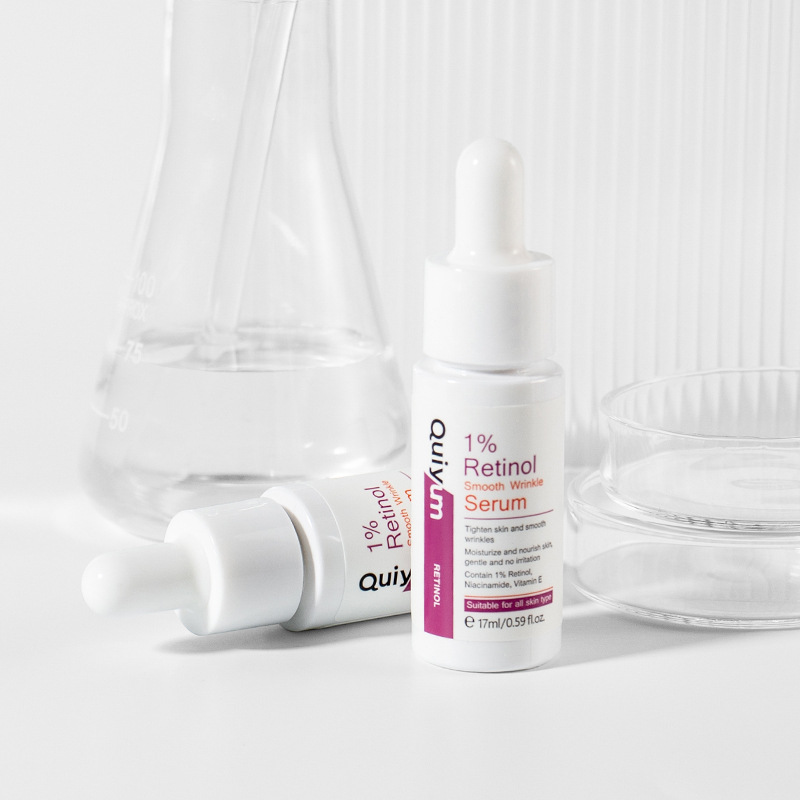 Quiyum 1% Retinol Revitalizing Essence 17ml Hydrates, moisturizes and brightening skin tone. Cross-border manufacturer's wholesale in stock full figure