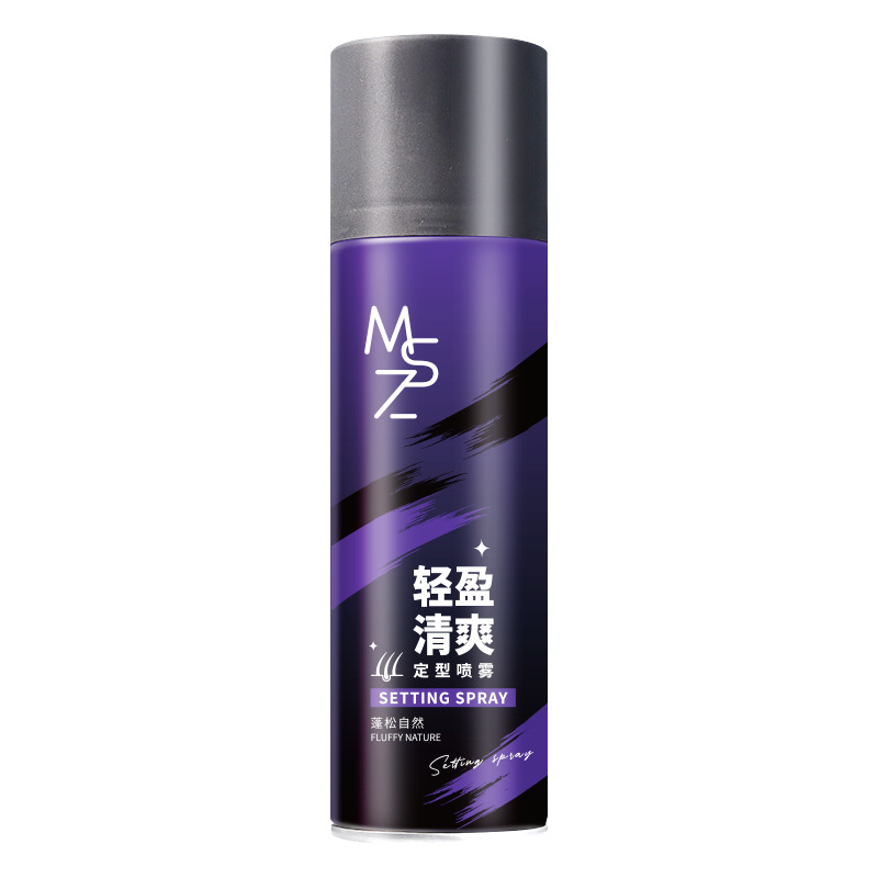 MINSHZEE Mingxi Zhi Hair Volumizing and Styling Spray, Natural, Long-lasting, Powerful Moisturizing Dry Gel Spray, Cross-border Item Picture