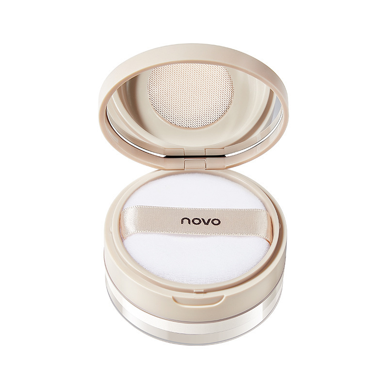 NOVO Makeup Soft Focus long-lasting Powder, loose powder, matte concealer, long-lasting oil-control, water-resistant, sweat-proof, non-smudge setting powder Item Picture