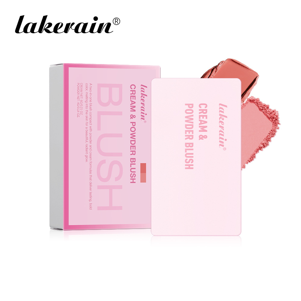 Cross-border lakerain two-in-one Blush Palette: Natural and easy-to-apply matte blush powder Item Picture