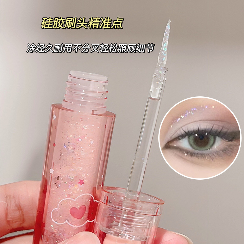 Sensory Party Dream Pearl Liquid Eyeshadow Liquid, Clear, fine, Sparkling Eye Makeup, Cool, Whitening Makeup, Cross-border wholesale Specification drawing