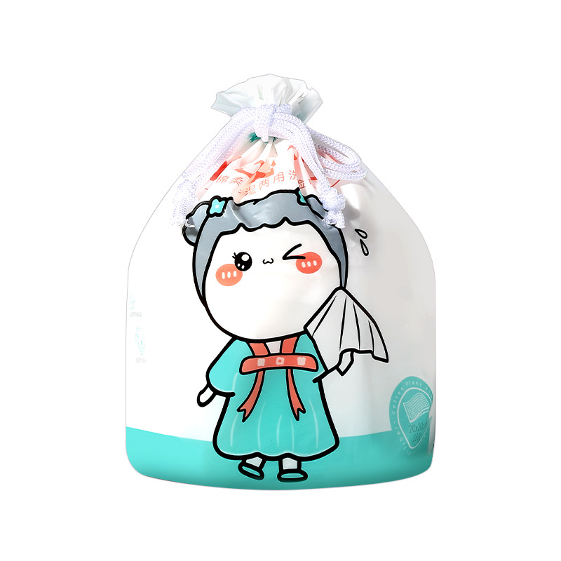 LMLTOP Pearl texture roll Towel Face Towel, Disposable facial Cleansing towel, dry and wet dual-purpose cotton Soft towel SY434 Item Picture