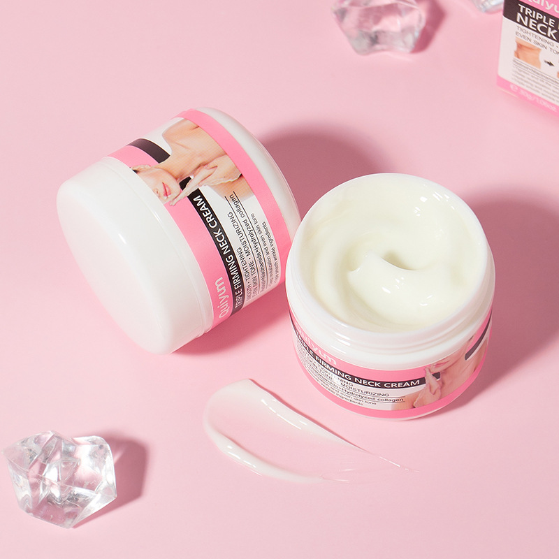 Cross-border QUIYUM Neck Cream 30g for neck care, hydrating, moisturizing and brightening skin tone. Brand manufacturer in stock supply Application Scenario