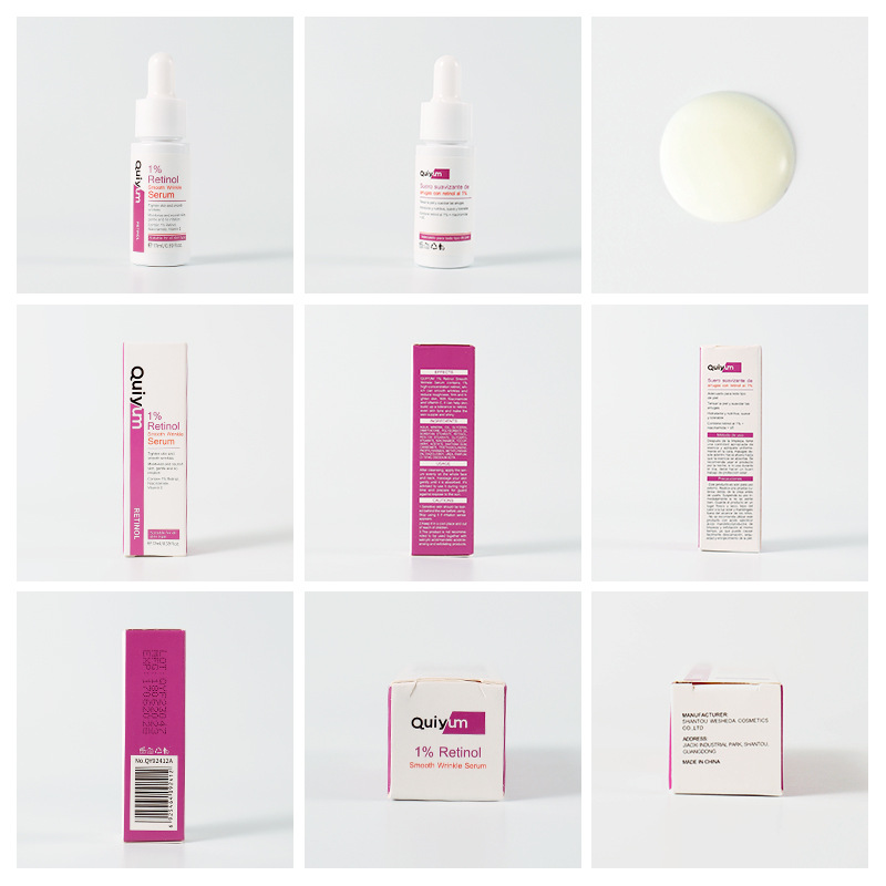 Quiyum 1% Retinol Revitalizing Essence 17ml Hydrates, moisturizes and brightening skin tone. Cross-border manufacturer's wholesale in stock details Picture