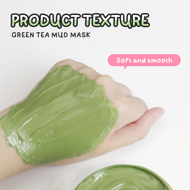 Cross-border fenyi Green Tea Mud Mask 100g(Indonesian Version) Cleansing, Hydrating and Moisturizing Skin Care Product Manufacturer in stock Specification drawing