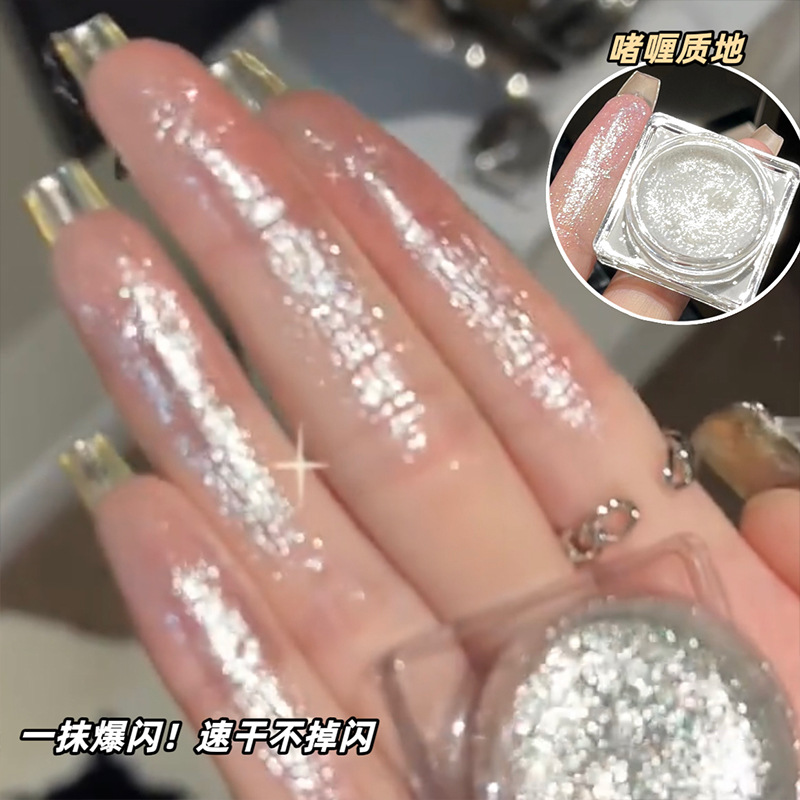 CACE Sparkling Ice Diamond Eyeshadow Starlight Brightening High-gloss Eyeshadow Pearl Diamond Dot Facial Makeup wholesale Specification drawing