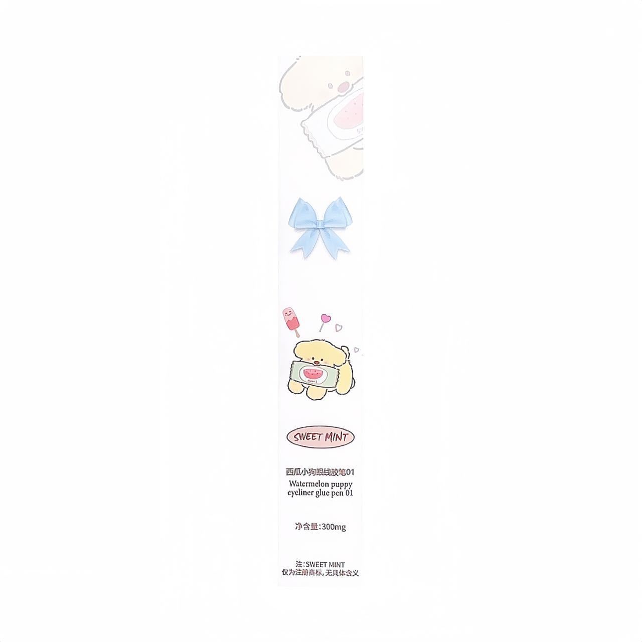SWEET MINT Watermelon Puppy Eyeliner Gel Pen is waterproof, sweat-proof, and does not smudge. It brightens the outline from the bottom to the shadow Item Picture