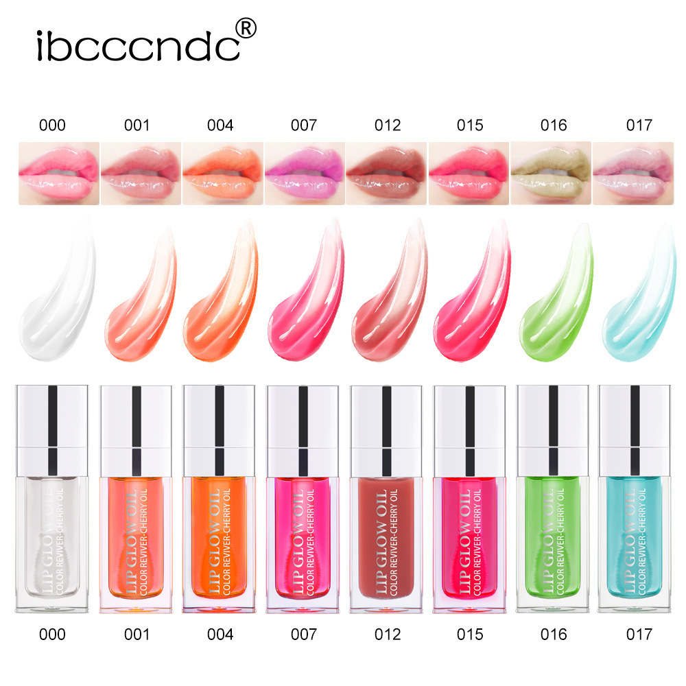 ibcccndc Lip balm, Lip Gloss, Lip Gloss, Water mist, Lip lotion and lip gloss are available in 5 colors full figure