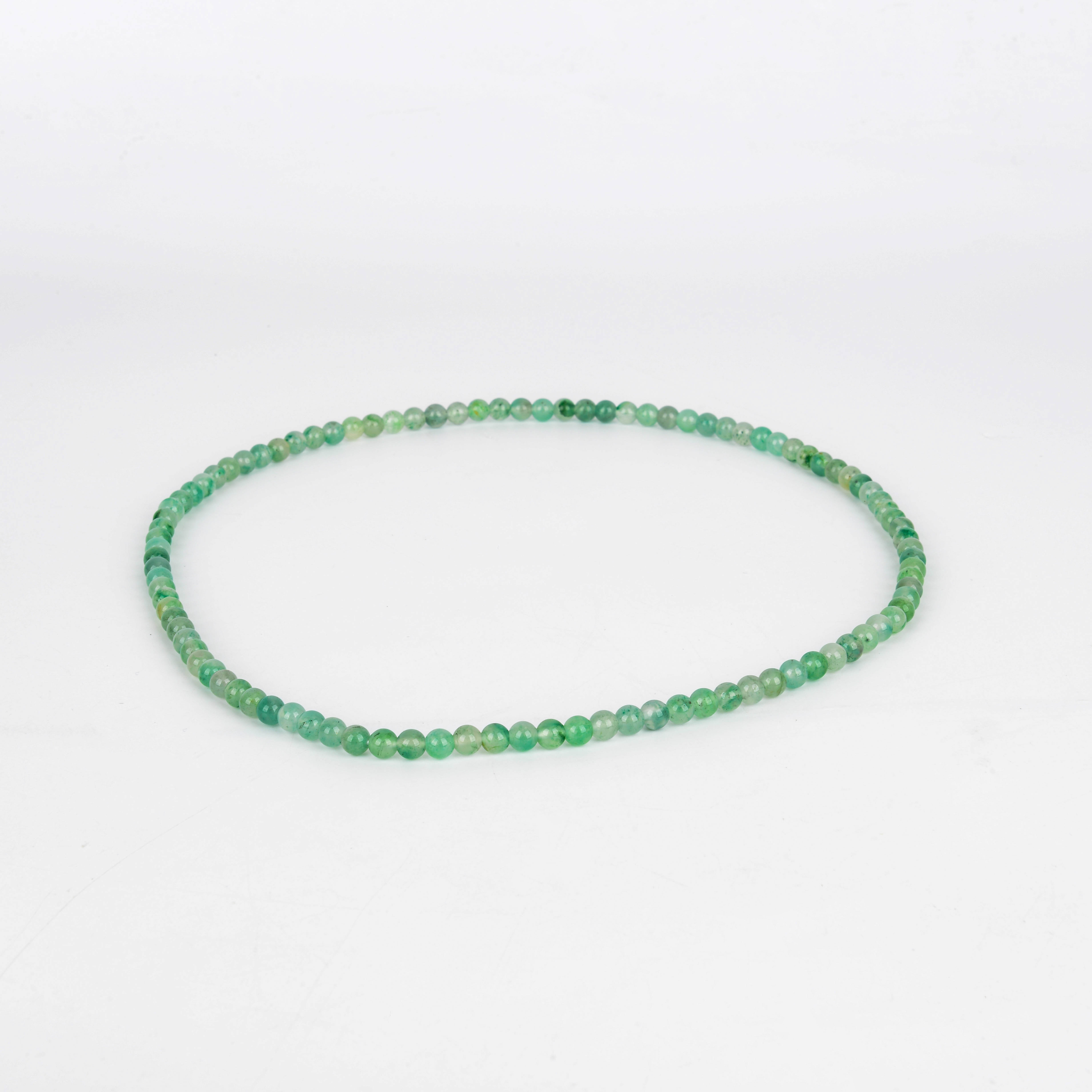 African green design bracelet, necklace, earrings, Douyin hit Mother's Day gift, niche high-end three-piece set wholesale details Picture