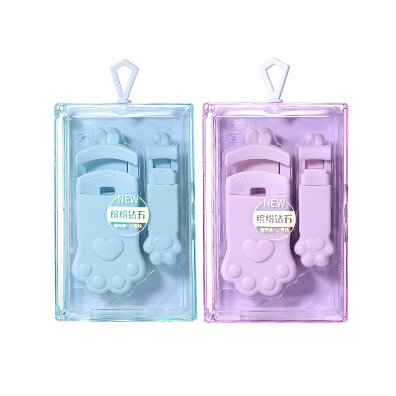 LMLTOP Cat Paw Sunflower Eyelash Curler Wide-angle Local Combination Eyelash Curler Box Set SY533 Item Picture