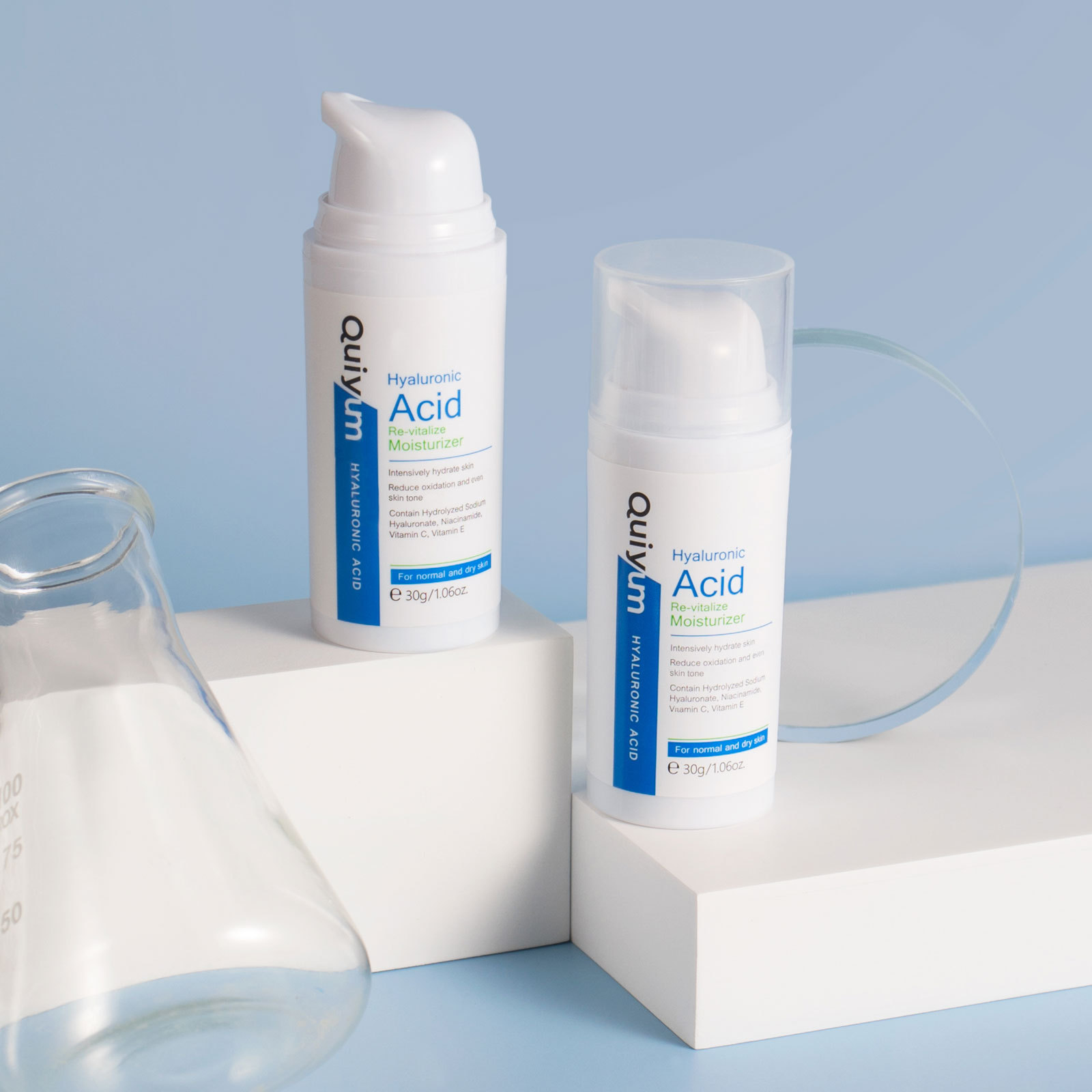 New QUIYUM Hyaluronic Acid Repair Cream 30g Moisturizing, hydrating and hydrating cross-border supply manufacturer, in stock wholesale full figure