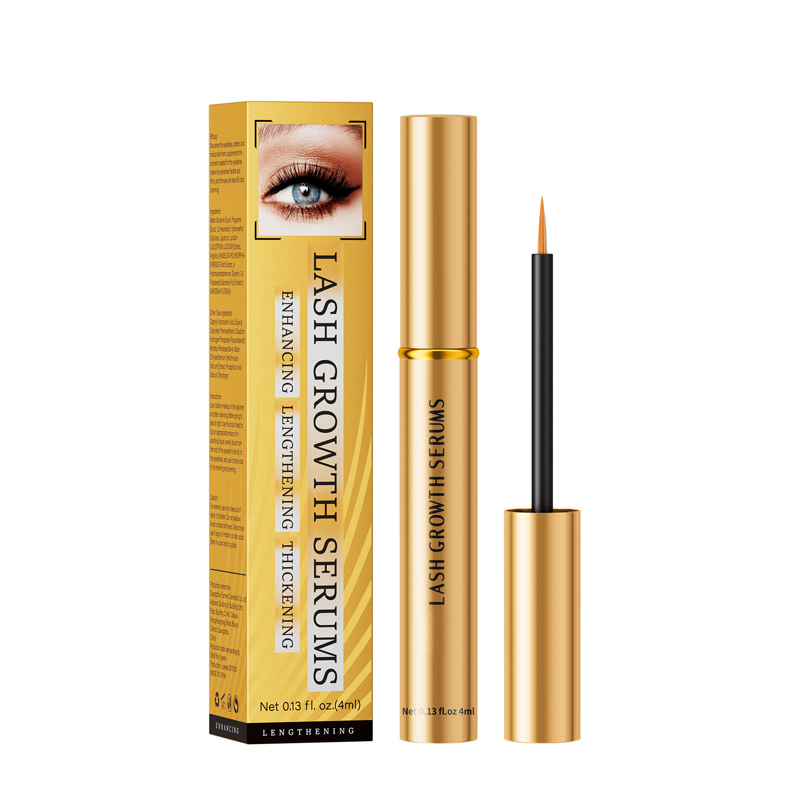 The cross-border new product W3W Eyelash serum, black and slender, is a highly recommended makeup product on Amazon TK Item Picture