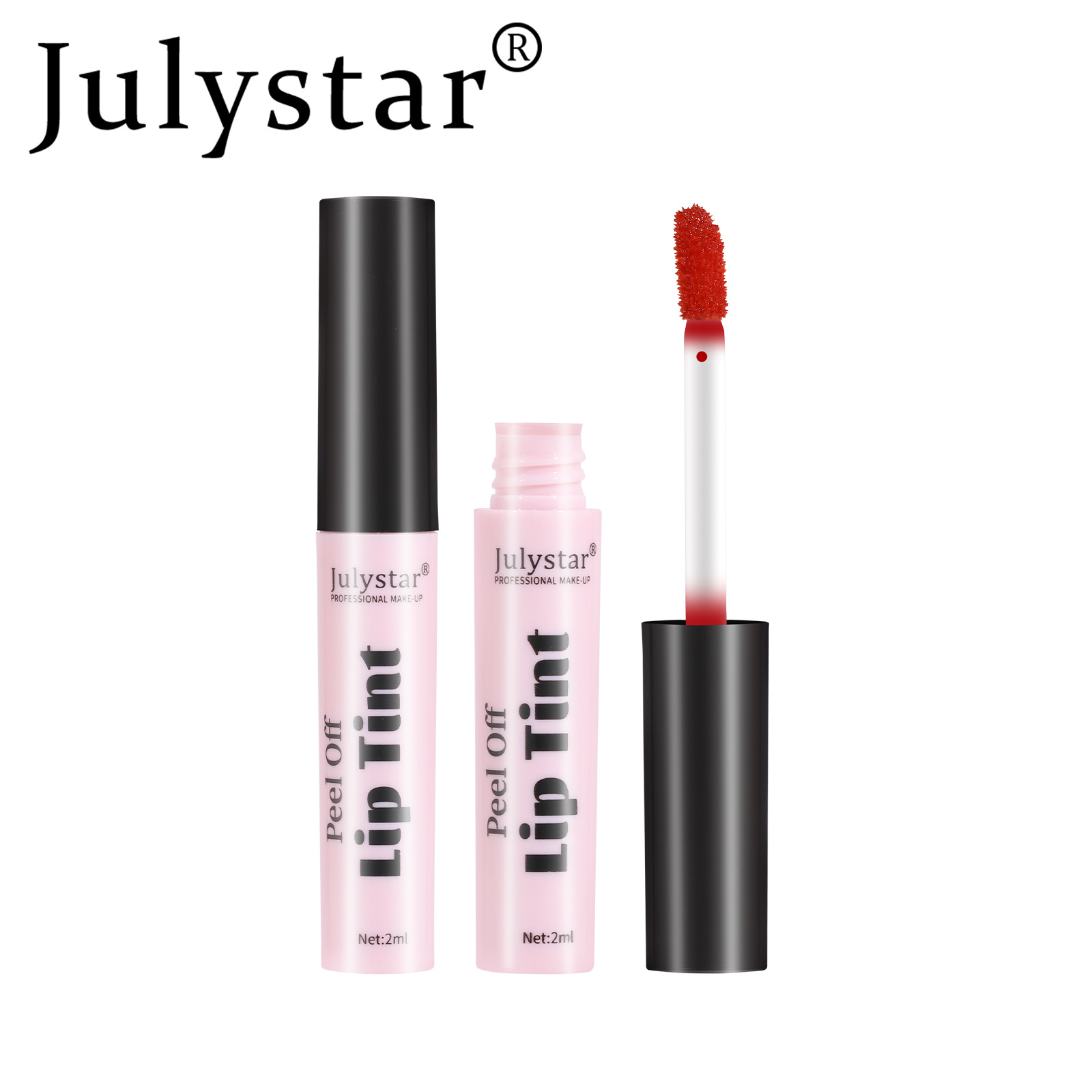 Julystar matte peel-off Lipstick does not stick to cups. Wholesale of peel-off color-retaining lip gloss Item Picture