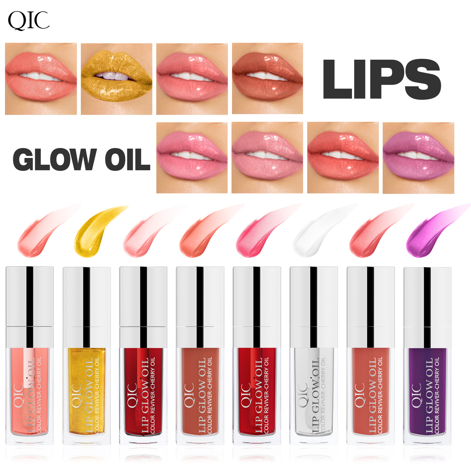 QIC Cross-border Makeup New Hydrating Care Dudu lip oil Hydrating Glass Lip Gloss Lip Oil Lip Oil full figure