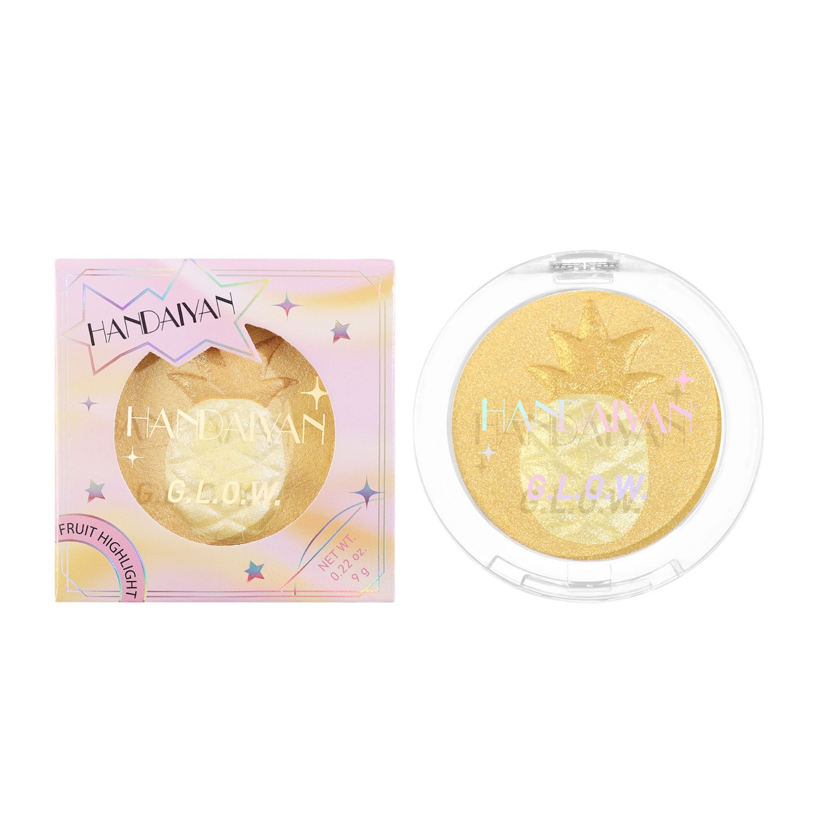 Cross-border High-gloss Powder Contouring and brightening Plate handaiyan Fruit Series Pearlescent Fine Glitter Makeup wholesale Item Picture