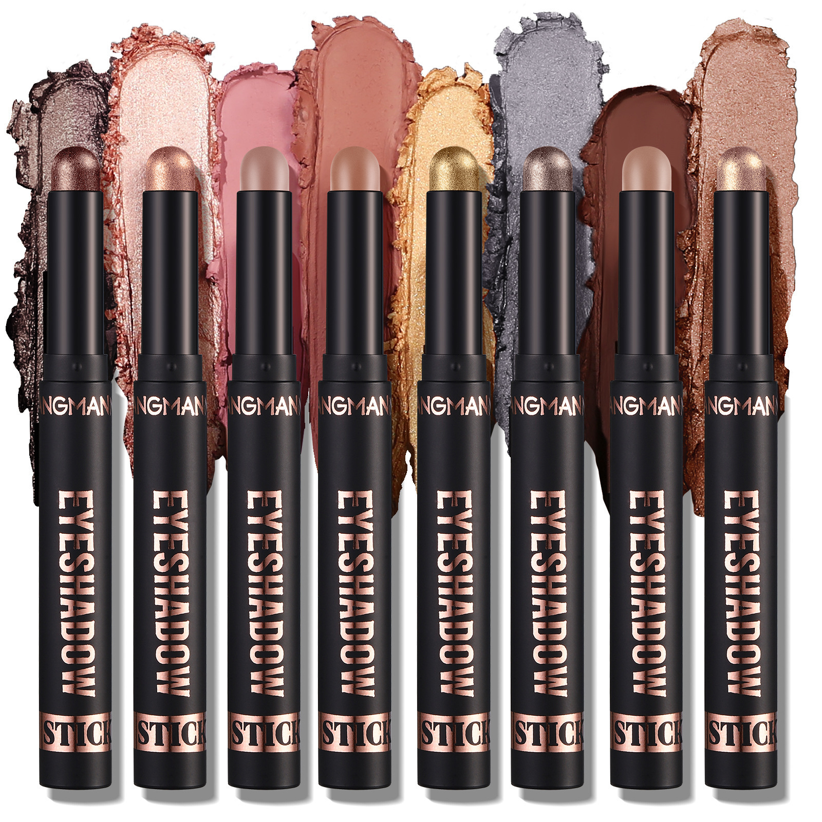 LANGMANNI's new eyeshadow stick set is water-resistant and less prone to smudging, making it a cross-border exclusive product Item Picture