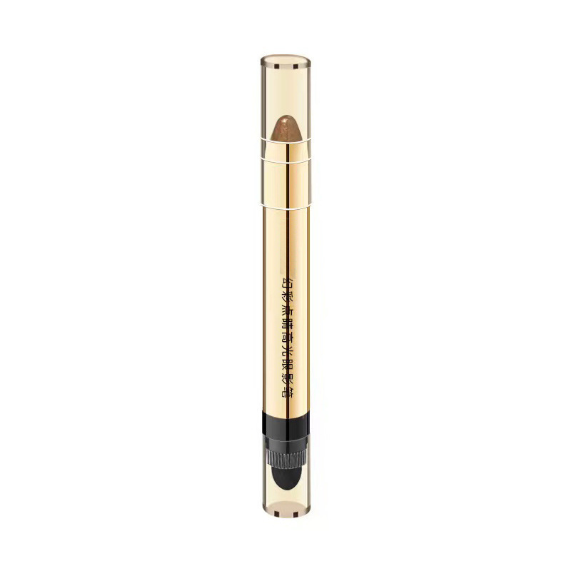MYHO Sparkling and Smooth High-gloss Eyeshadow Pen for lazy eye makeup, no smudging, pearlescent pen brightening, double-headed Eyeshadow stick Item Picture
