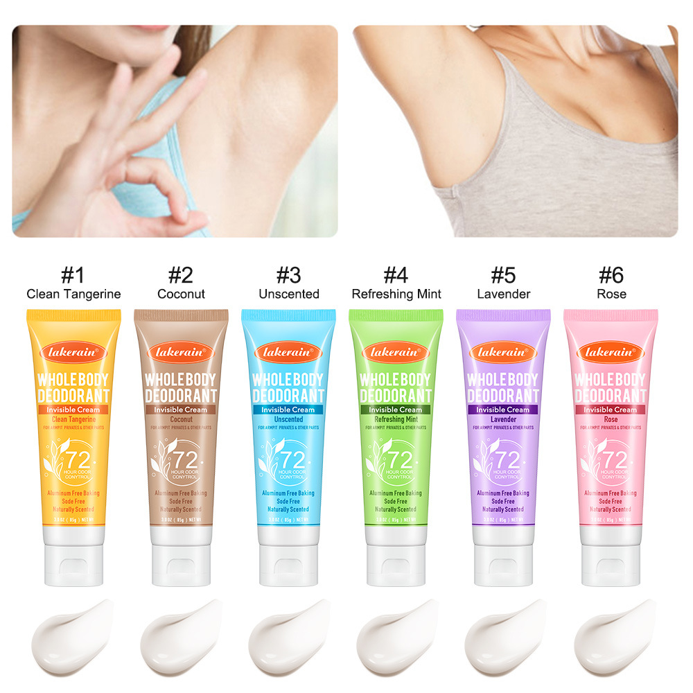 Lakerain Deodorizing Body Fragrance Cream is a refreshing and coagulant details Picture