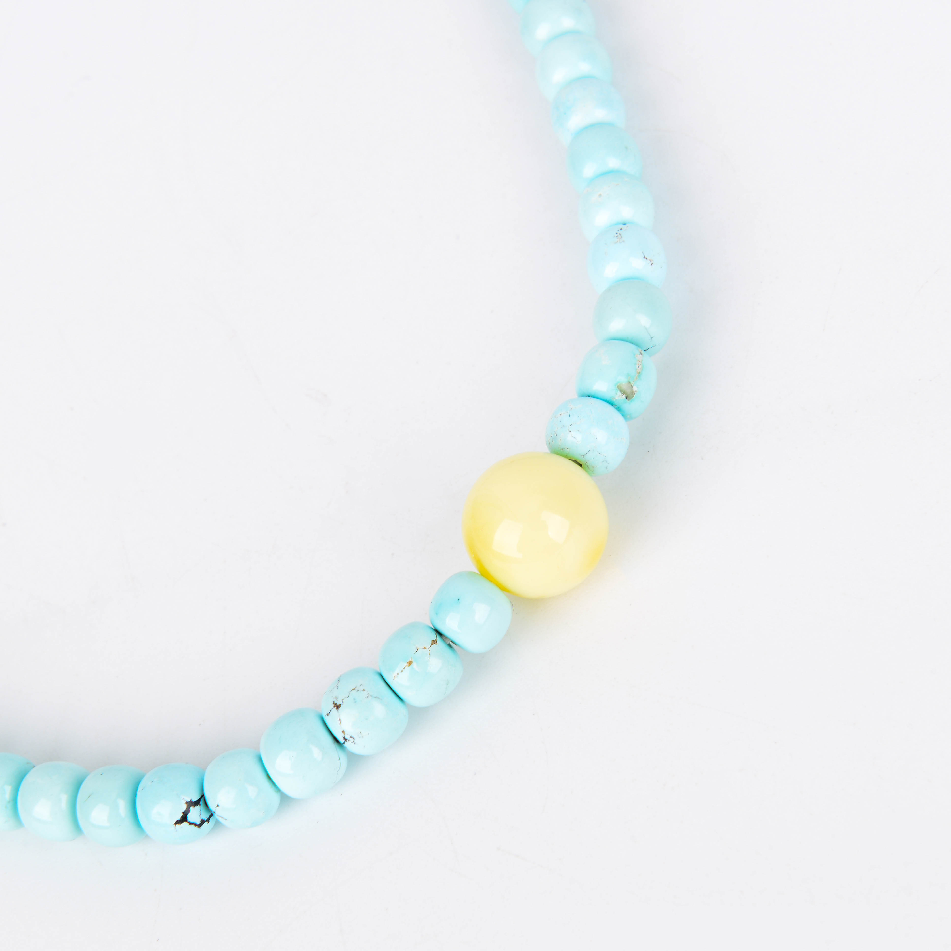 彩虹天然女多宝白水晶海蓝宝粉晶黄水晶手串小清晰饰品白底实物图