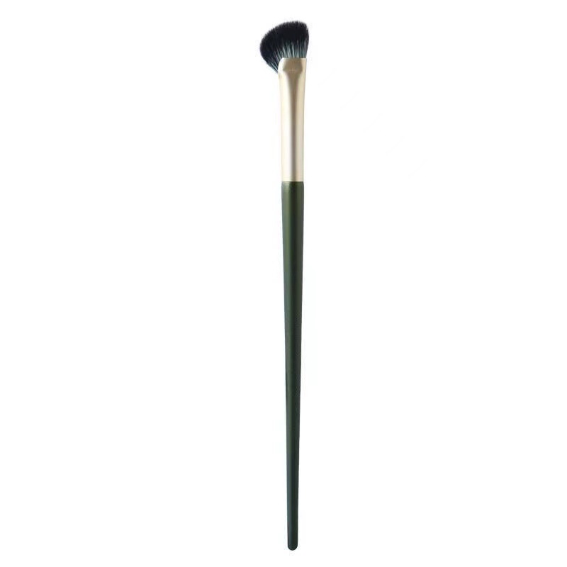 Semi-fan-shaped nose shadow brush, finger pad concealer brush, highlight brush, portable contouring brush, smudging makeup brush, wholesale beauty tools Item Picture