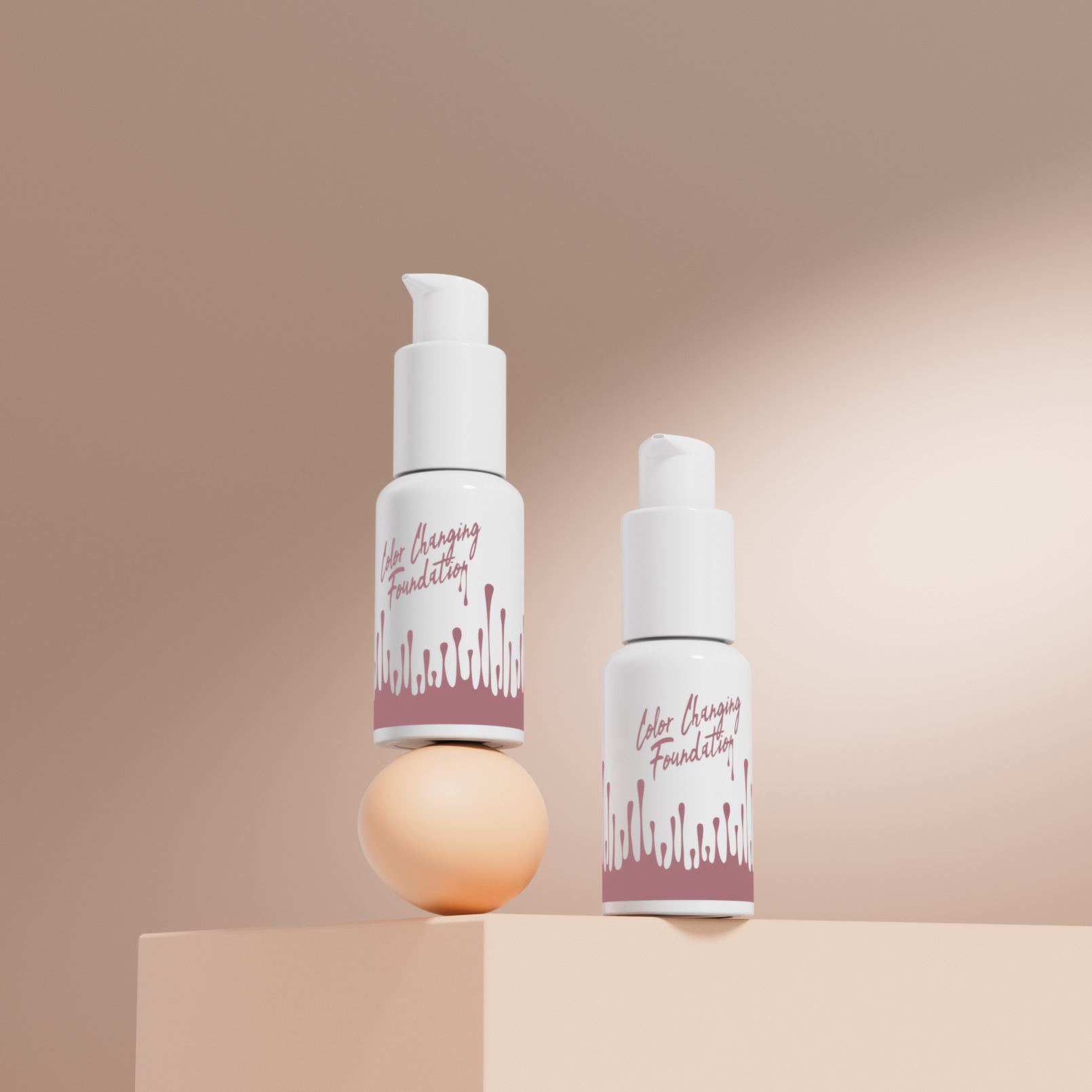 Hellokiss Color changing foundation Application Scenario