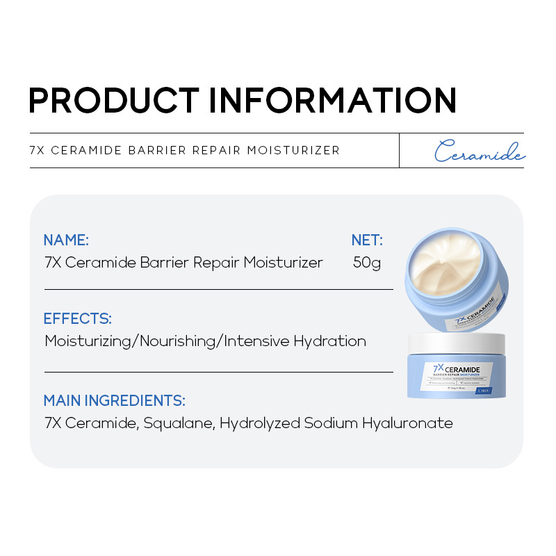 Cross-border LAIKOU Ceramide Cream 50g Hydrating, Moisturizing and nourishing skin care products in stock from the manufacturer Application Scenario