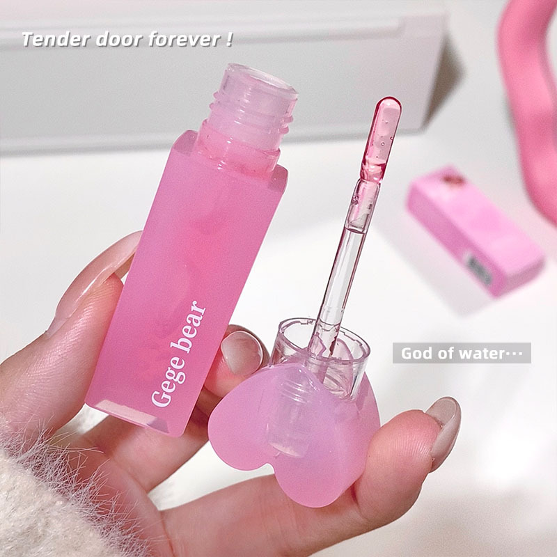 Gege bear Goge Little Bear Sweetheart Fruit Extract Moisturizing Lip Balm, Lip Care and Hydration, Dudu Lips (Chinese and English Versions) Cross-border details Picture